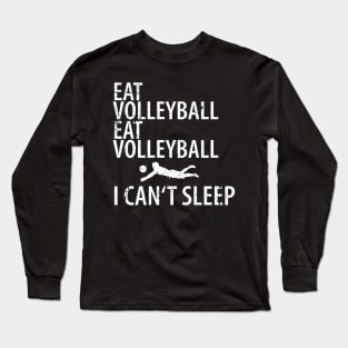 Volleyball Sport Team Play Gift Long Sleeve T-Shirt